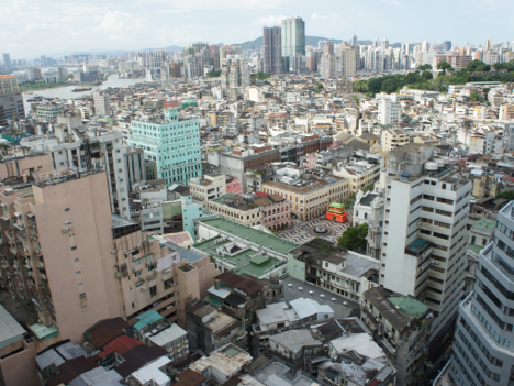 マカオ半島の中心エリア（写真はイメージ）—本紙撮影