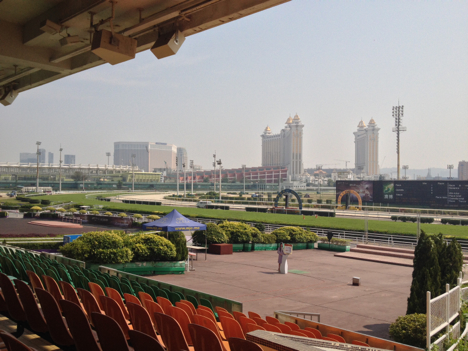 マカオ・タイパ島にある競馬場（資料）—本紙撮影