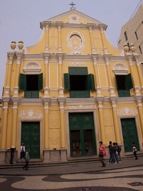 マカオの世界遺産「聖ドミニコ教会」（資料）－本紙撮影