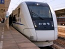 広珠城軌に投入される「和諧号CRH1型」(写真は広深線の同型車輌)―本紙撮影
