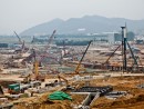河底トンネル建設工事の様子(今年1月9日撮影) (c) 澳門大學