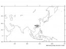 2月22日12時34分に観測された地震 (c) SMG 地球物理暨氣象局