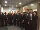 香港旅遊発展局を訪れる一行 (c) IPIM