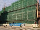 フィッシャーマンズ内に建設中のプラハ・ハーバービュー・ホテル―本紙撮影