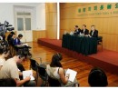 14年第1季の犯罪状況について会見を行う張國華保安司司長(GCS)