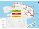 マカオ半島北ルート3案(運輸基建辦公室)
