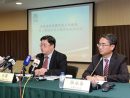 政府交通事務局による新時代社への公共バス事業移管に関する記者会見(写真:交通事務局)