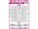 路線バスN3系統夏季ルート停留所一覧(クリックして拡大)