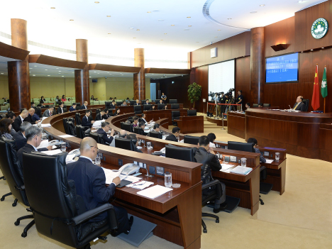 8月13日に開催された立法会全体会議（写真：新聞局）