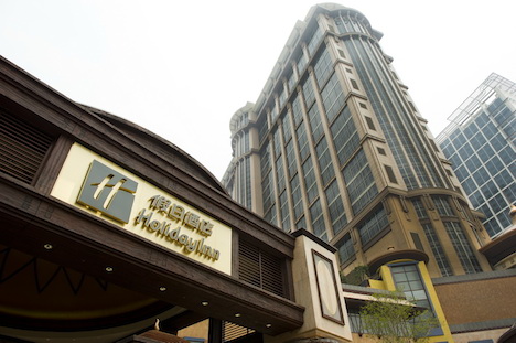 ホリデイインマカオコタイセントラル外観（写真：HolidayInn Macao Cotai Central）