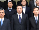 写真中央が李春生広東省副省長、公安庁長官(資料)=2015年3月、マカオ(写真:GSS=マカオ保安庁長官事務所)