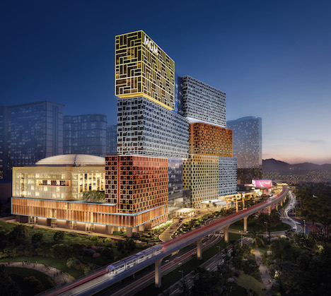 マカオ・コタイ地区で建設が進む新IR「MGMコタイ」の完成予想イメージ（写真：MGM Macau）