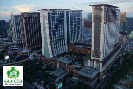 マカオ・コタイ地区に建ち並ぶ高層ホテル群（資料）＝2016年7月－本紙撮影
