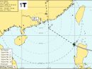 10月20日午前10時(現地時間)時点の台風22号ハイマーの位置と予想進路(図版:マカオ地球物理気象局)