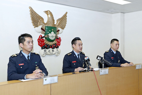 マカオ消防局による年次記者会見＝2017年1月18日（写真：GCS）