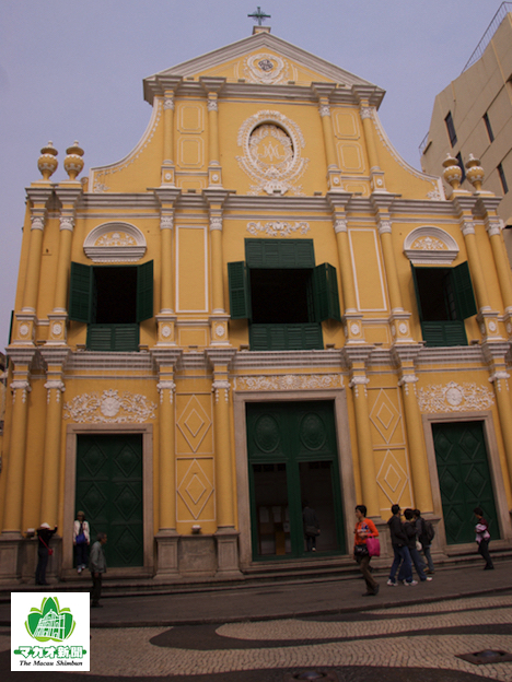 マカオの世界遺産「聖ドミニコ教会」（資料）－本紙撮影