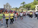 世界遺産・聖ポール天主堂跡前からセナド広場までのコースで開催されたトレイ・レース=2017年9月27日(写真:GCS)