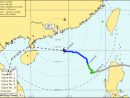 10月15日午前10時(現地時間)時点の台風20号(カーヌン)の位置と予想進路(図版:SMG)