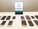 被疑者が所持していたスマートフォン(写真:マカオ司法警察局)