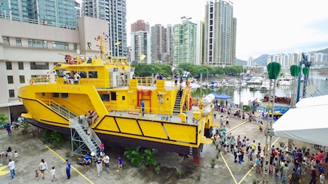 政府ドックで展示を予定している救助船「南灣號」（写真：DSAMA）