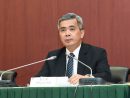 マカオの治安情勢について語る黄少澤マカオ保安局長=2018年11月20日、マカオ保安庁長官オフィス(写真:GCS)