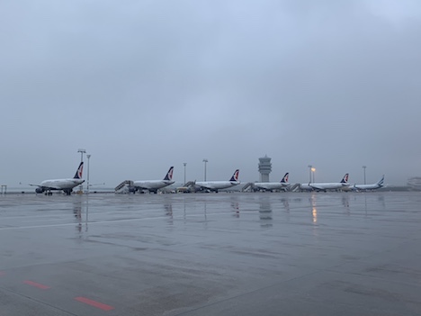 マカオ国際空港の東側駐機場（写真：CAM）