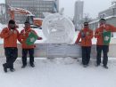 さっぽろ雪まつりの国際雪像コンクールで準優勝に輝いたマカオ代表の作品=北海道札幌市(写真:MGTO)