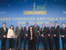 「G2Eアジアアワード2019」表彰式の様子=2019年5月21日、ザ・パリジャン・マカオ(写真:G2E ASIA AWARDS/O MEDIA)