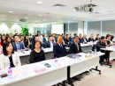 マカオ国際空港運営会社CAMが開催した上半期業務総括及び下半期事業計画会議の様子=2019年7月12日(写真:CAM)