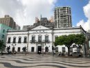 マカオの世界遺産・市政署ビル(資料)-本紙撮影