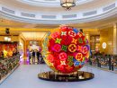 ショップス・アット・フォーシーズンズに展示されているルイ・ヴィトンのクリスマス飾り(写真:Sands Shoppes Macao)