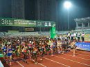 第38回「ギャラクシーエンターテイメント杯マカオ国際マラソン2019」に約1.2万人のランナーが参加=2019年12月1日、マカオ・タイパ島(写真:Galaxy Entertainment Group)